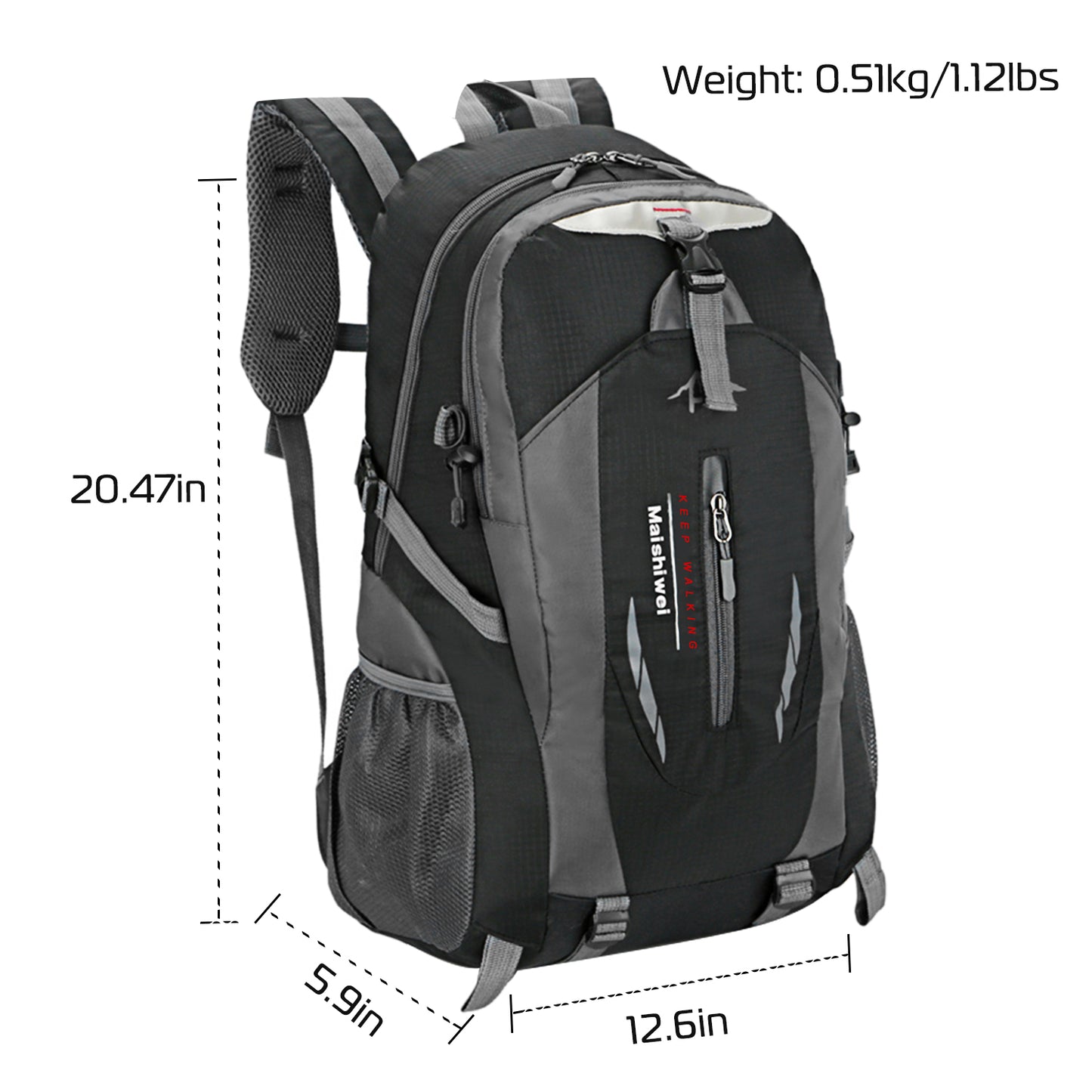 Hiking Daypack 36L Outdoor Backpack Waterproof Lightweight Packable Backpack