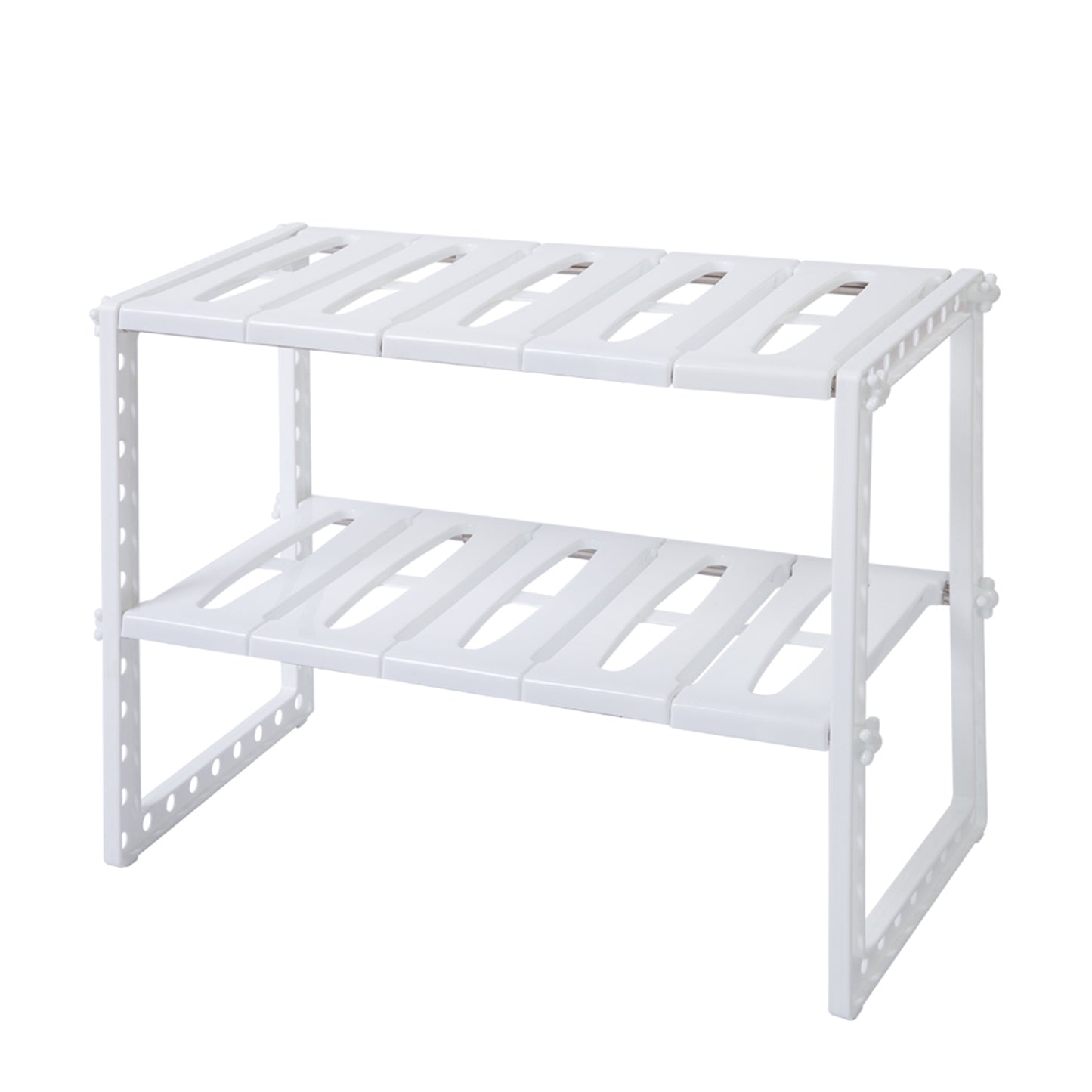 Classic Korean-style Stainless Steel Multi-functional Kitchen Sink Rack White