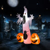 11.8 FT Halloween Inflatables Ghost Spider Pumpkin Outdoor Decorations Yard Lawn