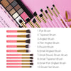 10pcs Makeup Brushes Cosmetic Eyebrow Blush Foundation Powder Kit Set with bag