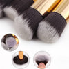 10pcs Makeup Brushes Cosmetic Eyebrow Blush Foundation Powder Kit Set with bag