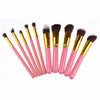 10pcs Makeup Brushes Cosmetic Eyebrow Blush Foundation Powder Kit Set with bag