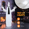 5.9ft Pop-up Ghost 160LED Lighted Outdoor Halloween Decorations 30V 3.6W