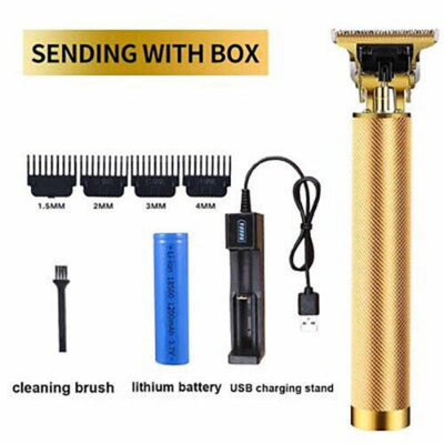 Professional Trimmer Hair Clippers Cutting Beard Cordless Barber Shaving Machine