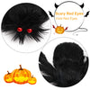 Halloween Decorations Spider Outdoor 49inch Hairy Spider with 126 inch Tarantula