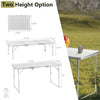 4ft Camping Foldable Table Aluminum Portable Picnic Adjustable Travel Beach