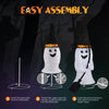 4ft Ghost 100LED Lighted Outdoor Halloween Decorations prop Pop-Up Ghost