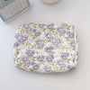 3 pcs Cosmetic Bags for Women Floral Makeup Organizer Travel Toiletry Storage