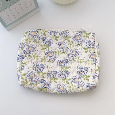 3 pcs Cosmetic Bags for Women Floral Makeup Organizer Travel Toiletry Storage