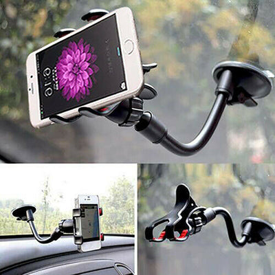 360° Car Windshield Mount Cradle Suction Cup Holder for Cell Phone GPS