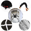 Halloween Decorations Spider Outdoor 49inch Hairy Spider with 126 inch Tarantula