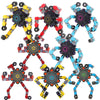 8Pcs Deformable Fidget Robot Fingertip Gyro Kids Creative DIY Decompression